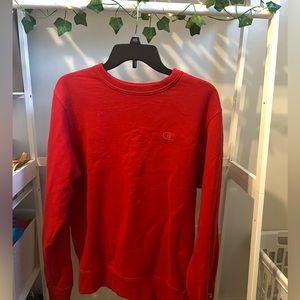 Red Champion Crew Neck Size S